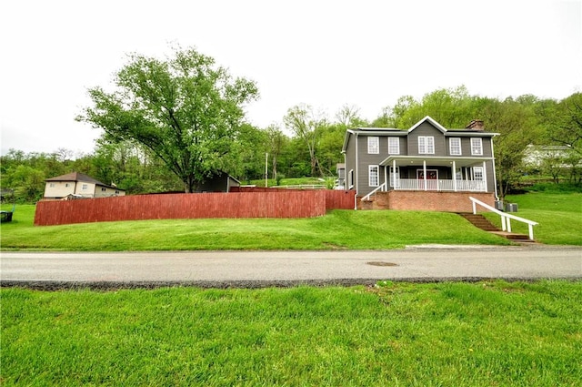 1726 Kennedy, Elizabeth Twp/Boro, PA 15018 - view of front facade with a chimney and covered porch
