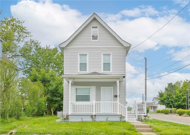 2324 Sheffield Rd, Aliquippa, PA 15001 - traditional style home with covered porch and a front yard