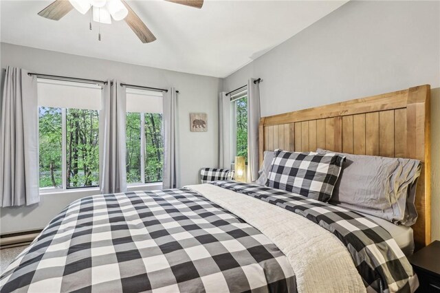 1630 Snowfield Way, Hidden Valley, PA 15502 - bedroom featuring ceiling fan