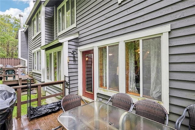 1630 Snowfield Way, Hidden Valley, PA 15502 - deck featuring outdoor dining area