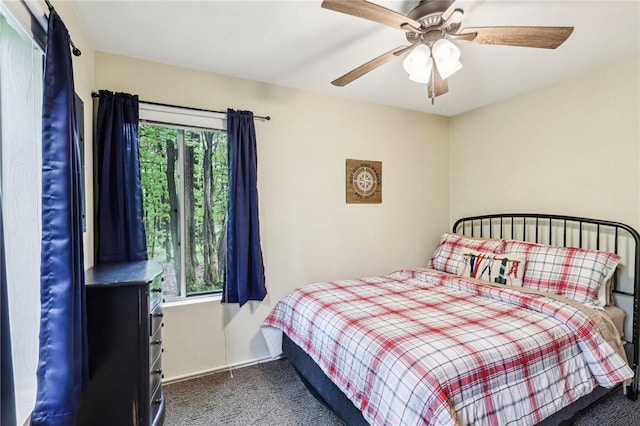 1630 Snowfield Way, Hidden Valley, PA 15502 - bedroom with carpet floors and ceiling fan