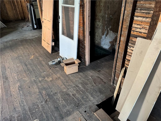 428 2nd St, Donora, PA 15033 - miscellaneous room with hardwood / wood-style floors