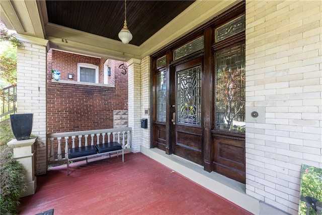 618 Hastings St, Point Breeze, PA 15206 - property entrance featuring covered porch and brick siding