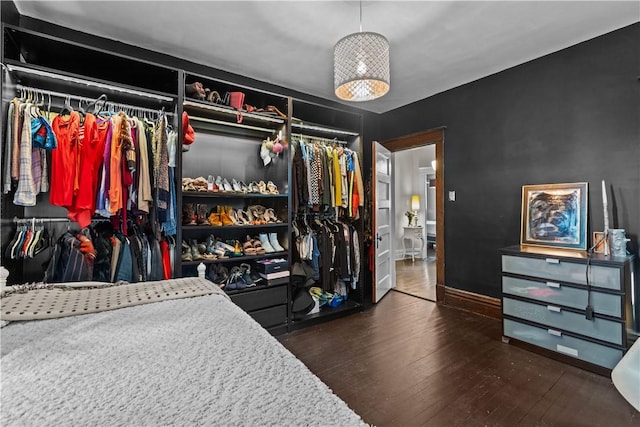 618 Hastings St, Point Breeze, PA 15206 - spacious closet featuring wood finished floors