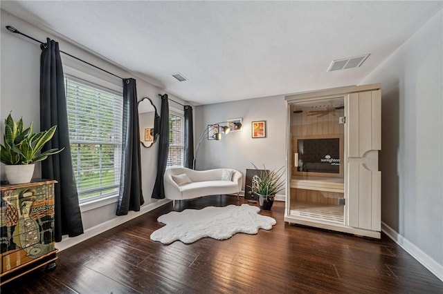 8426 David Dr, South Fayette, PA 15017 - living area featuring baseboards and hardwood / wood-style floors