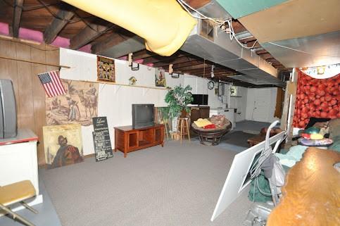 904 Mcclintock Ave, Washington Twp Fay, PA 15012 - unfinished below grade area featuring carpet