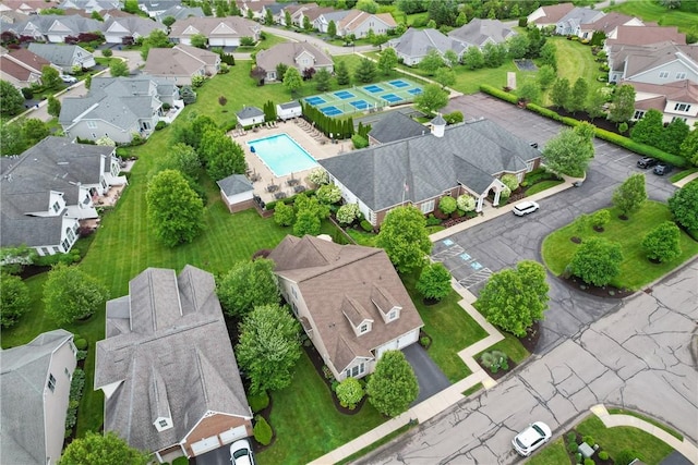 230 Patriot Ln, Economy, PA 15042 - aerial view of residential area featuring a pool area