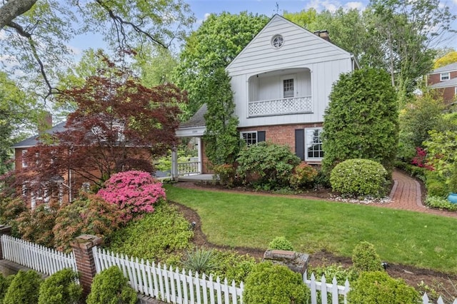 1509 Walnut St, Edgewood, PA 15218 - view of front of home with brick siding and board and batten siding