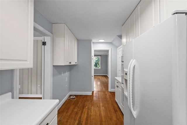 1509 Walnut St, Edgewood, PA 15218 - hall with dark wood finished floors and baseboards