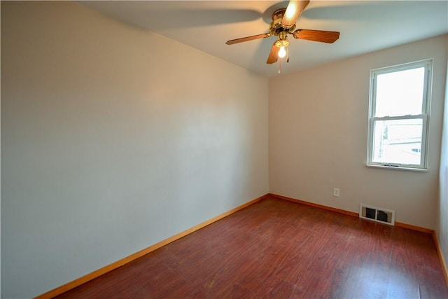 61/63 Orchard, Mckees Rocks, PA 15136 - empty room with wood finished floors, baseboards, and ceiling fan