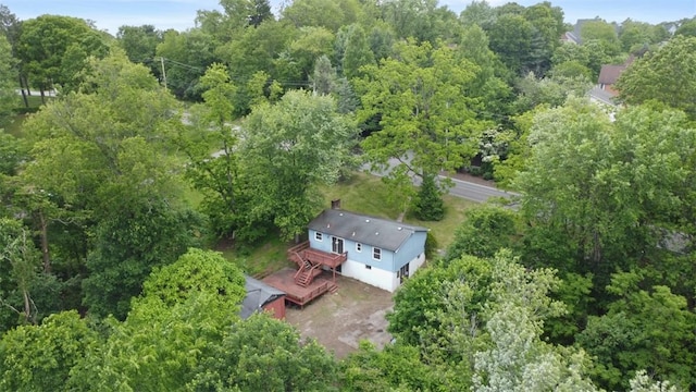 724 Camp Meeting Rd, Bell Acres, PA 15143 - view from above of property featuring a forest