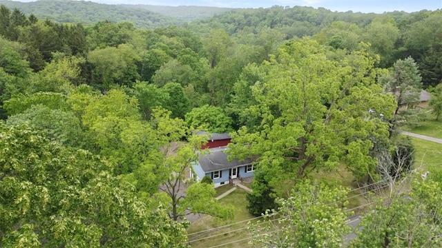 724 Camp Meeting Rd, Bell Acres, PA 15143 - aerial view of property and surrounding area featuring a heavily wooded area