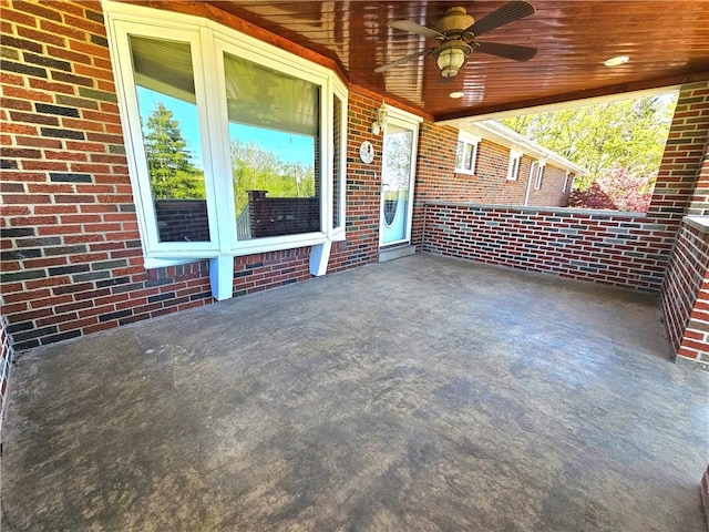 2977 Clay Pike, Sewickley Twp, PA 15678 - view of patio / terrace featuring ceiling fan