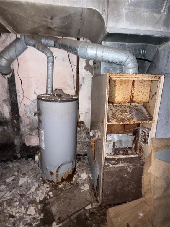 102 Arch St, Jefferson Hills, PA 15025 - utility room with water heater