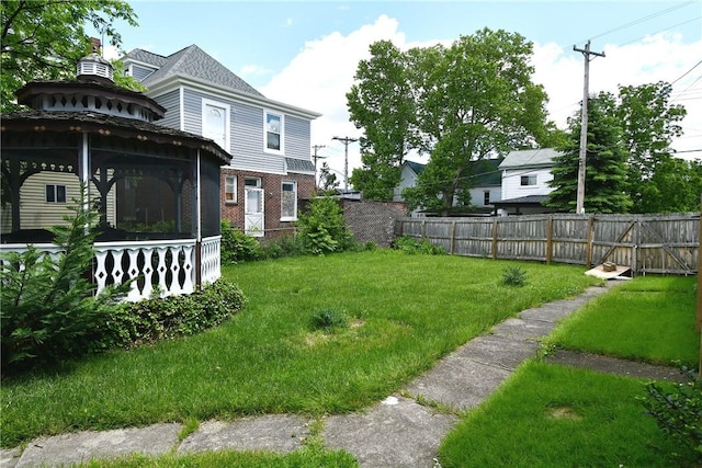 108 Locust St, Mount Oliver, PA 15210 - view of yard featuring a gazebo