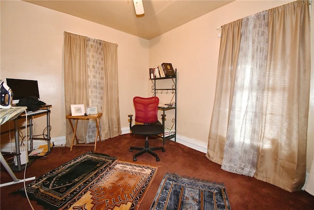 108 Locust St, Mount Oliver, PA 15210 - office area with carpet floors and baseboards