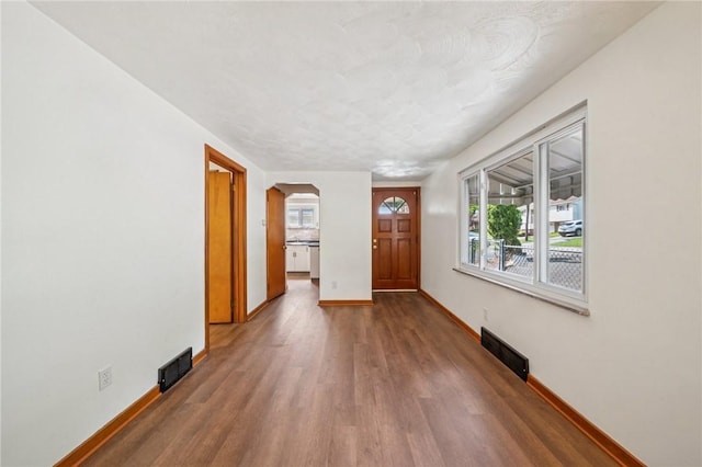 134 Hamilton Dr, Penn Hills, PA 15235 - entrance foyer featuring wood finished floors and baseboards
