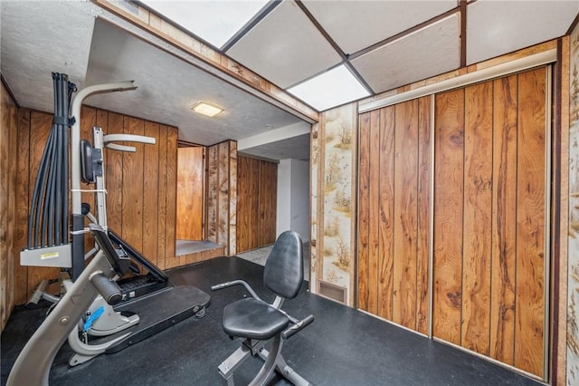 3003 Jersey St, Mckeesport, PA 15132 - exercise area with wood walls