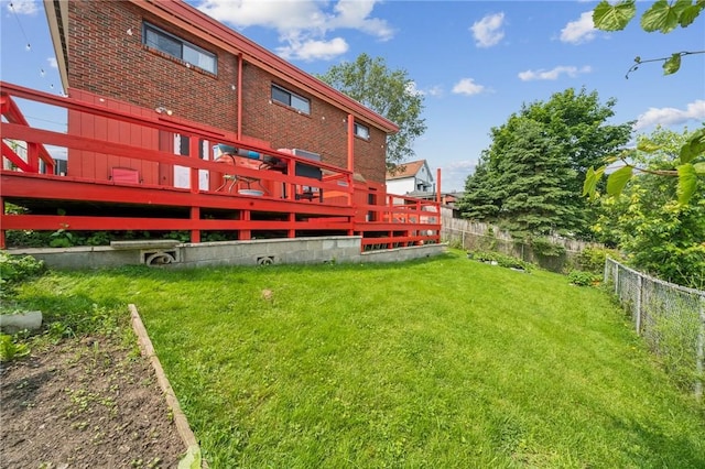 3003 Jersey St, Mckeesport, PA 15132 - rear view of property featuring brick siding and a deck