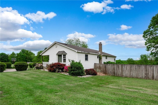 306 N Rd, Franklin Twp But, PA 16001 - view of home's exterior featuring a chimney