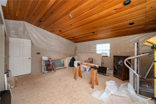 306 N Rd, Franklin Twp But, PA 16001 - bonus room featuring wooden ceiling and lofted ceiling