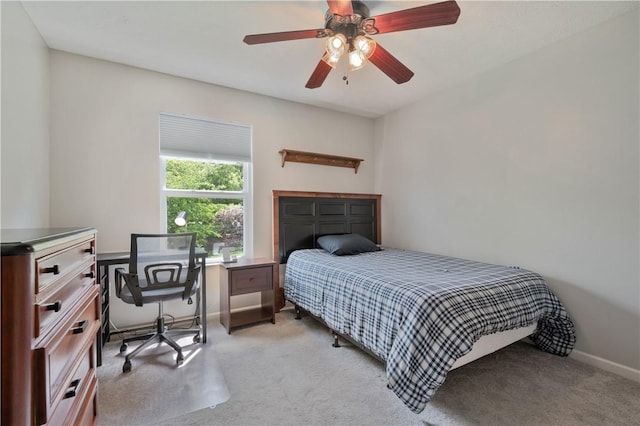 205 Emily Dr, Cranberry Twp, PA 16066 - bedroom with carpet, baseboards, and a ceiling fan
