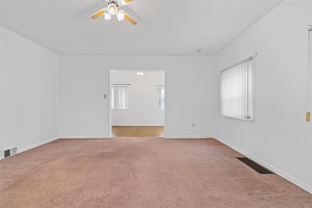 4072 Jordan St, South Heights, PA 15081 - unfurnished room featuring carpet flooring, a ceiling fan, and baseboards