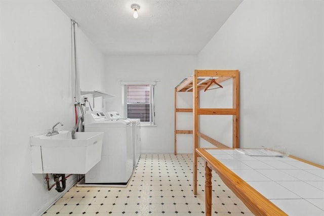 4072 Jordan St, South Heights, PA 15081 - laundry area featuring washer and clothes dryer and light flooring