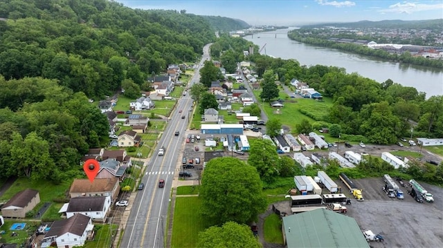 4072 Jordan St, South Heights, PA 15081 - aerial view of property and surrounding area featuring a large body of water