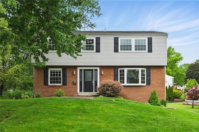 7965 Remington Dr, Mccandless, PA 15237 - colonial house with a front lawn and brick siding