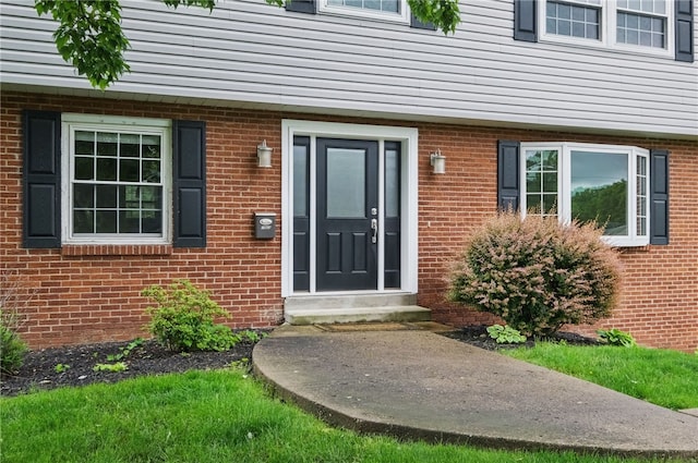 7965 Remington Dr, Mccandless, PA 15237 - doorway to property with brick siding