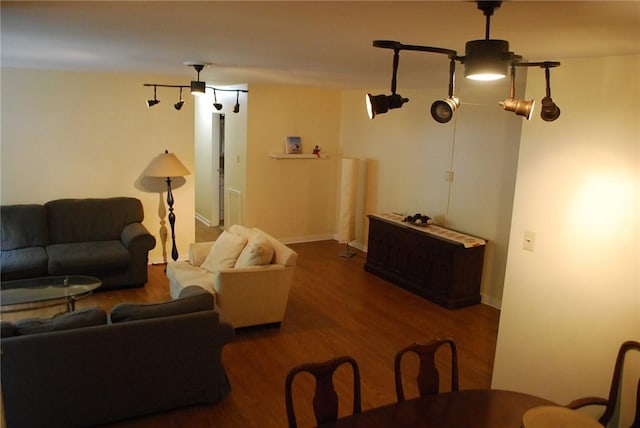 5120 5th Ave Unit 103, Shadyside, PA 15232 - living area featuring wood finished floors and baseboards