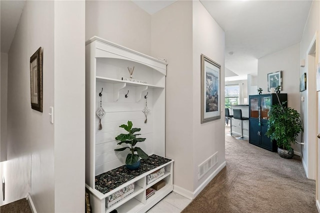 832 Eagle Pointe Dr, Cecil, PA 15317 - mudroom featuring carpet and baseboards
