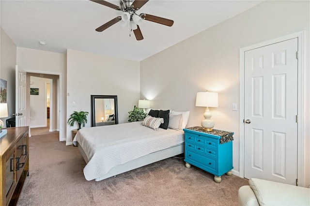832 Eagle Pointe Dr, Cecil, PA 15317 - carpeted bedroom with baseboards and a ceiling fan