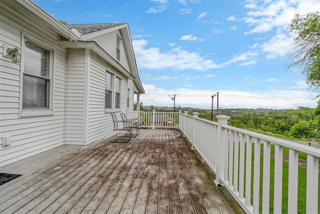 1675 Clairton Rd, West Mifflin, PA 15122 - view of wooden deck