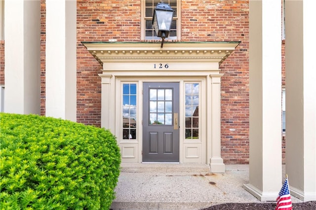 126 Jamestown Ct Unit C, Scott Twp Sal, PA 15216 - property entrance with brick siding