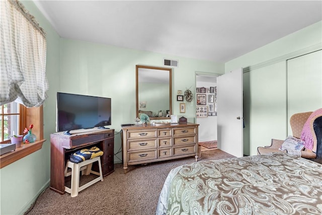 126 Jamestown Ct Unit C, Scott Twp Sal, PA 15216 - bedroom with dark colored carpet and a closet