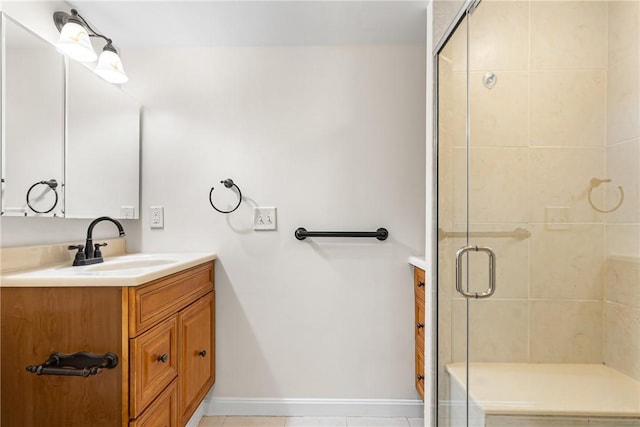 5600 Munhall Rd Unit 201, Squirrel Hill, PA 15217 - bathroom featuring vanity and a stall shower