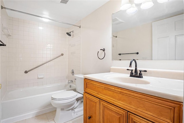 5600 Munhall Rd Unit 201, Squirrel Hill, PA 15217 - full bath featuring tub / shower combination, vanity, and tile patterned floors