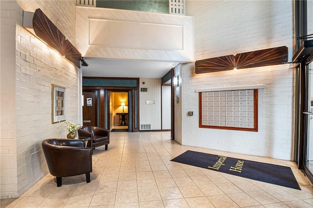 5600 Munhall Rd Unit 201, Squirrel Hill, PA 15217 - building lobby featuring brick wall