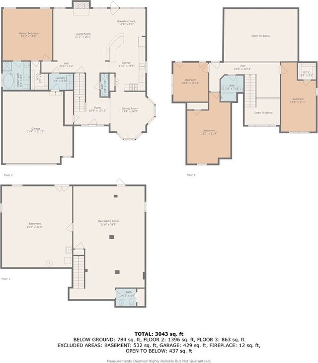 1148 Camarta Dr, Baldwin Boro, PA 15227 - floor plan / room layout