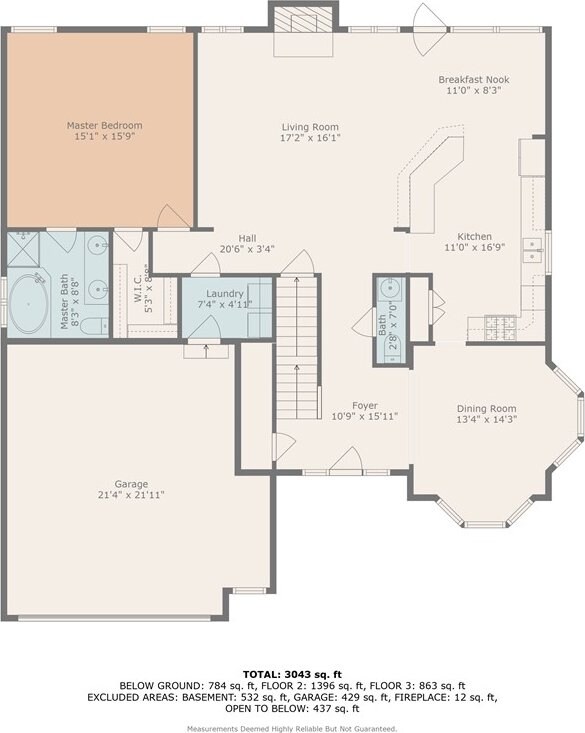 1148 Camarta Dr, Baldwin Boro, PA 15227 - floor plan / room layout