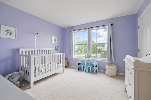 1148 Camarta Dr, Baldwin Boro, PA 15227 - carpeted bedroom with baseboards and a nursery area