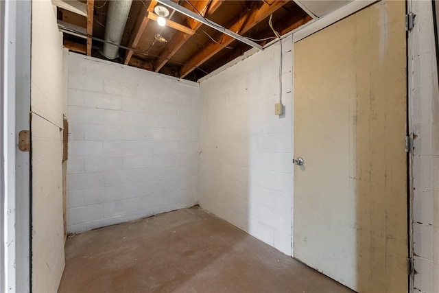444 Tivoli Rd, Plum Boro, PA 15239 - unfinished basement featuring concrete block wall