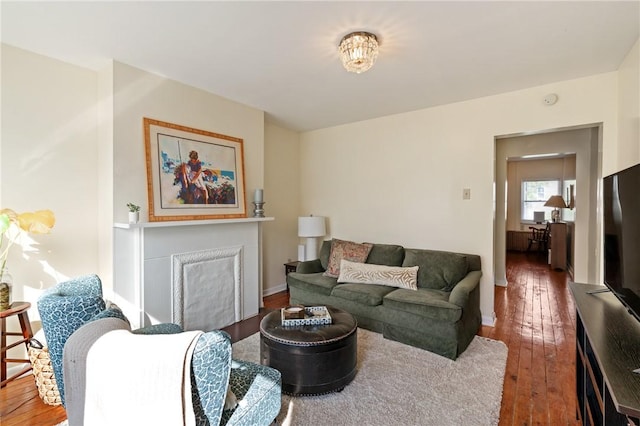 4123 Foster St, Lawrenceville, PA 15201 - living room with hardwood / wood-style flooring