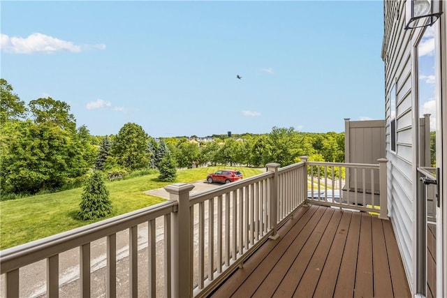 302 Pointe View Dr, Adams Twp, PA 16046 - view of wooden terrace