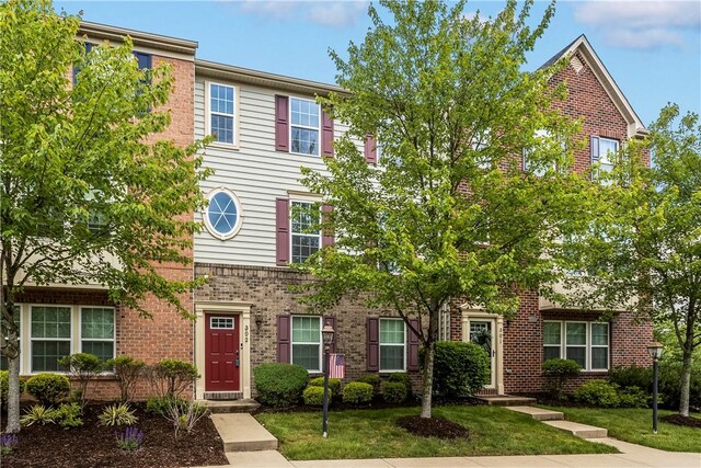 302 Pointe View Dr, Adams Twp, PA 16046 - multi unit property with brick siding and a front lawn
