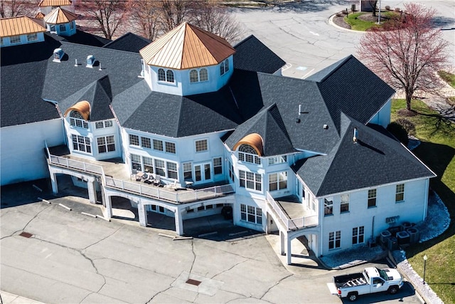 302 Pointe View Dr, Adams Twp, PA 16046 - aerial view of property and surrounding area