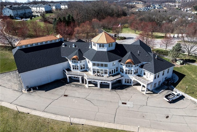 302 Pointe View Dr, Adams Twp, PA 16046 - aerial view of property and surrounding area