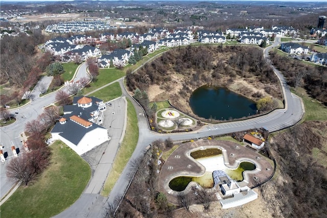 302 Pointe View Dr, Adams Twp, PA 16046 - aerial view of property and surrounding area with nearby suburban area and a large body of water